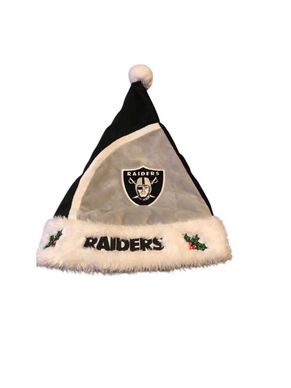 RAIDERS HIGH END SANTA HAT